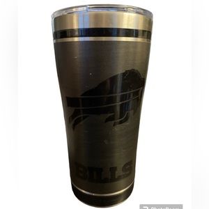 NFL Tervis Buffalo Bills Stainless Tumbler 20oz Black on Black 100